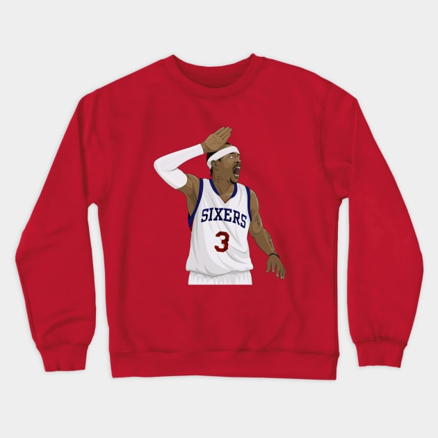 Allen Iverson Crewneck Sweatshirt by Sgt_Ringo